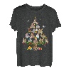 Hasen Weihnachten Kaninchen Baumlichter Lustiges Geschenk T-Shirt
