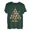Hasen Weihnachten Kaninchen Baumlichter Lustiges Geschenk T-Shirt