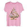 Hasen Weihnachten Kaninchen Baumlichter Lustiges Geschenk T-Shirt