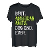 American Akita Dog Dad Vatertag Hundeliebhaber T-Shirt