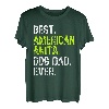 American Akita Dog Dad Vatertag Hundeliebhaber T-Shirt