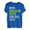 American Akita Dog Dad Vatertag Hundeliebhaber T-Shirt