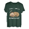 Herren Papas Offizielles Schlafshirt Pyjama Faultier Schnarchen T-Shirt