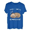Herren Papas Offizielles Schlafshirt Pyjama Faultier Schnarchen T-Shirt
