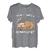 Herren Papas Offizielles Schlafshirt Pyjama Faultier Schnarchen T-Shirt