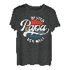 Herren Bester Papa der Welt Retro Spruch Vintage Vatertagsgeschenk T-Shirt