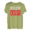 Herren DDR Party Kostüm Geschenk für Ossis im Westen im Herzen Ossi T-Shirt