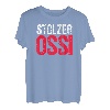 Herren DDR Party Kostüm Geschenk für Ossis im Westen im Herzen Ossi T-Shirt