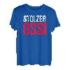 Herren DDR Party Kostüm Geschenk für Ossis im Westen im Herzen Ossi T-Shirt