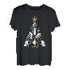 Fahrrad-Weihnachtsbaum, Weihnachts-Pyjama, cooler Weihnachts-Biker-Radfahrer T-Shirt