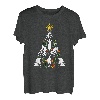 Fahrrad-Weihnachtsbaum, Weihnachts-Pyjama, cooler Weihnachts-Biker-Radfahrer T-Shirt