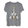 Fahrrad-Weihnachtsbaum, Weihnachts-Pyjama, cooler Weihnachts-Biker-Radfahrer T-Shirt