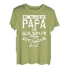 Herren Ich habe zwei Titel Papa und Bonuspapa und ich rocke beide T-Shirt