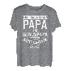 Herren Ich habe zwei Titel Papa und Bonuspapa und ich rocke beide T-Shirt