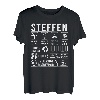 Herren Vorname Steffen Lustiger Spruch Humor T-Shirt