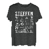 Herren Vorname Steffen Lustiger Spruch Humor T-Shirt