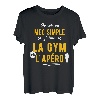Herren Lustige Geschenkidee Apero Gymnastik T-Shirt T-Shirt