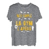 Herren Lustige Geschenkidee Apero Gymnastik T-Shirt T-Shirt