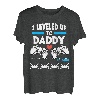 Ich habe mich zu Daddy Gamer Player 1 Spieler 2 Gaming angestiegen T-Shirt