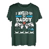 Ich habe mich zu Daddy Gamer Player 1 Spieler 2 Gaming angestiegen T-Shirt