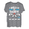 Ich habe mich zu Daddy Gamer Player 1 Spieler 2 Gaming angestiegen T-Shirt