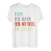 Herren Vatertagsgeschenk tshirt Papa Spruch Vatertag shirt Vater T-Shirt