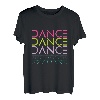 Tanz Futuristisch Tanzende Tänzerin Studio Party Dancefloor T-Shirt
