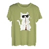 Katze spielt Oboe T-Shirt