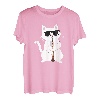 Katze spielt Oboe T-Shirt