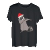 Dabbing Raccoon Weihnachtsmann-Mütze Dab Dance Waschbär T-Shirt