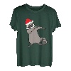 Dabbing Raccoon Weihnachtsmann-Mütze Dab Dance Waschbär T-Shirt