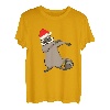 Dabbing Raccoon Weihnachtsmann-Mütze Dab Dance Waschbär T-Shirt