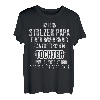 Stolzer Papa Tochter T-Shirt - Vatertag Geburtstags Geschenk