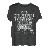 Stolzer Papa Tochter T-Shirt - Vatertag Geburtstags Geschenk