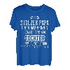 Stolzer Papa Tochter T-Shirt - Vatertag Geburtstags Geschenk