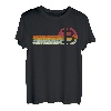 Sonnenuntergang Btc Bitcoin Betrübt Distressed T-Shirt