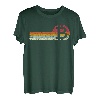 Sonnenuntergang Btc Bitcoin Betrübt Distressed T-Shirt