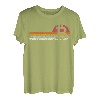 Sonnenuntergang Btc Bitcoin Betrübt Distressed T-Shirt