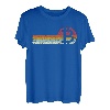 Sonnenuntergang Btc Bitcoin Betrübt Distressed T-Shirt