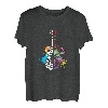 Ukulele Farbenfroh Musikinstrument Gitarrist Akustik Uke T-Shirt