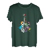 Ukulele Farbenfroh Musikinstrument Gitarrist Akustik Uke T-Shirt