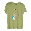Ukulele Farbenfroh Musikinstrument Gitarrist Akustik Uke T-Shirt