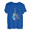 Ukulele Farbenfroh Musikinstrument Gitarrist Akustik Uke T-Shirt