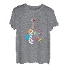 Ukulele Farbenfroh Musikinstrument Gitarrist Akustik Uke T-Shirt
