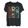 Herren Retro Udo Mann Mythos Legende Geburtstag Geschenk T-Shirt