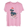 Weihnachten Dackel Santa Claus Hundehalter Xmas Geschenk T-Shirt