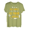 Herren Lustiges Geschenk Apero Piano T-Shirt Lustig T-Shirt