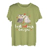 Eule Eulenpaar Valentinstag Liebe Verliebt Herz Geschenk T-Shirt