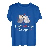 Eule Eulenpaar Valentinstag Liebe Verliebt Herz Geschenk T-Shirt