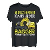 Baggerfahrer Studieren Kann Jeder Bagger Spruch T-Shirt
